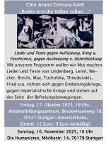 Reden erst die Völker selber...